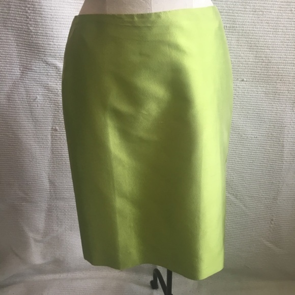 Neiman Marcus Dresses & Skirts - Dana Buchman 100% Raw Silk Pencil Midi Skirt